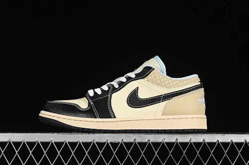 All categories Air Jordan Jordan series basketball shoes Air Jordan 1 Low G version pure original Air Jordan 1 Low "Coconut Milk Black" AJ1 Joe 1 island style low-top cultural basketball shoes HQ3437-101